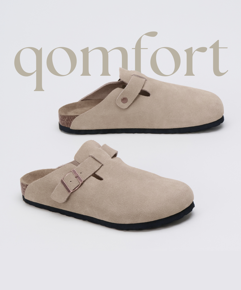 Premium Genuine Suede Clogs by Qom