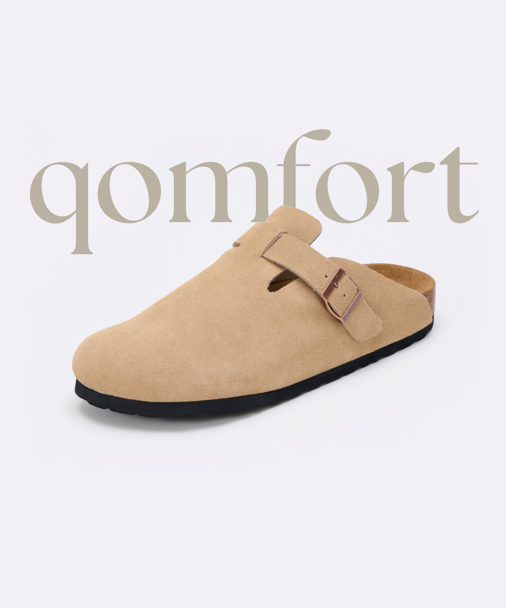 Premium Genuine Suede Clogs by Qom