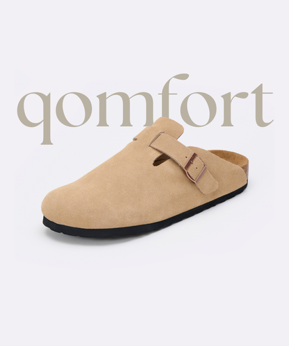 Premium Genuine Suede Clogs by Qom
