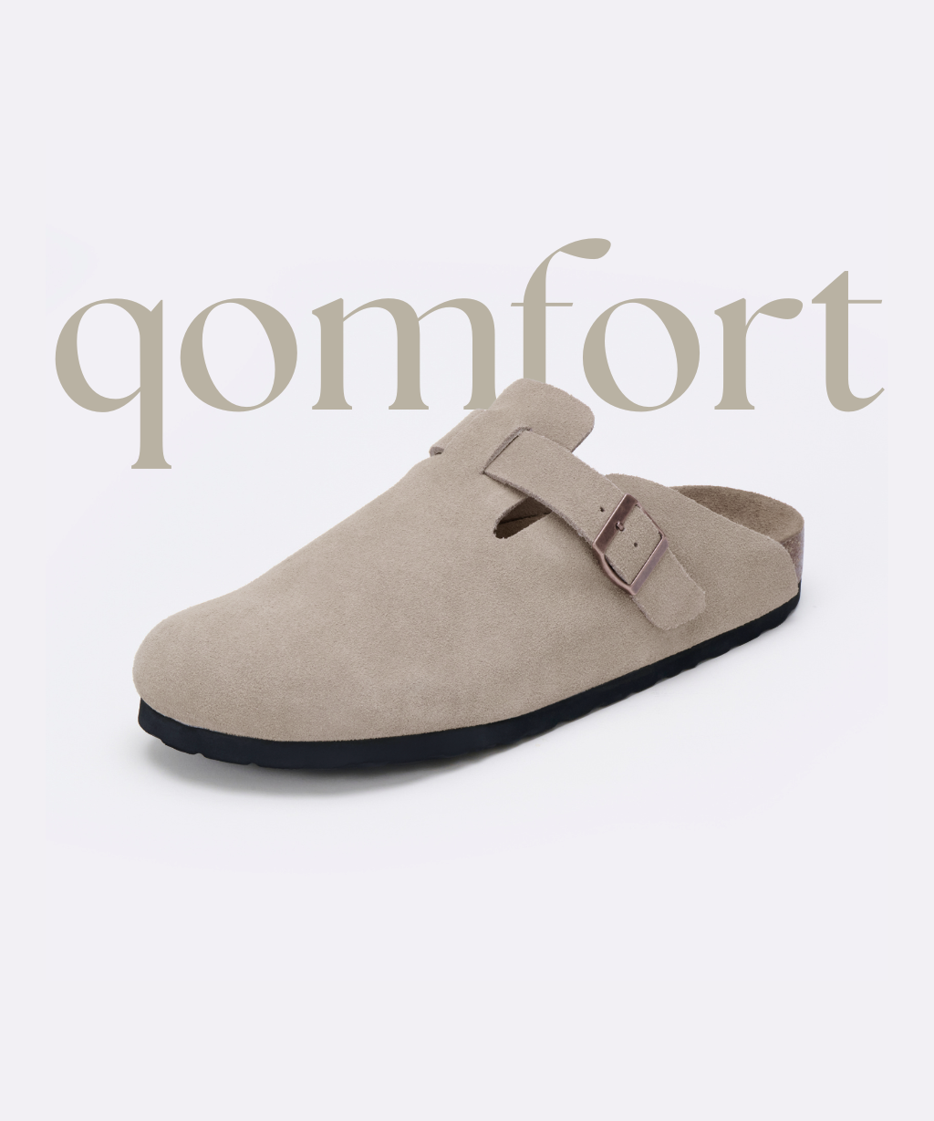 Premium Genuine Suede Clogs by Qom