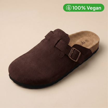100% Vegan Suede Clogs by Qom
