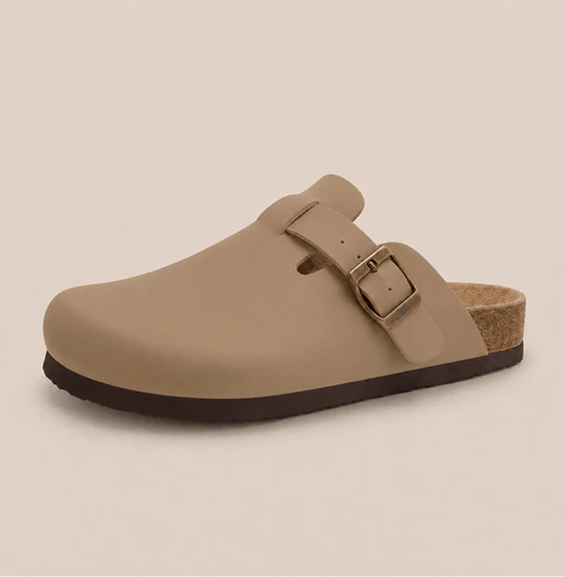 Smooth Vegan Leather Clogs by Qom