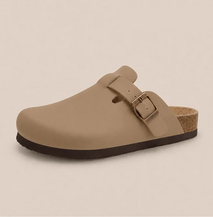 Smooth Vegan Leather Clogs by Qom