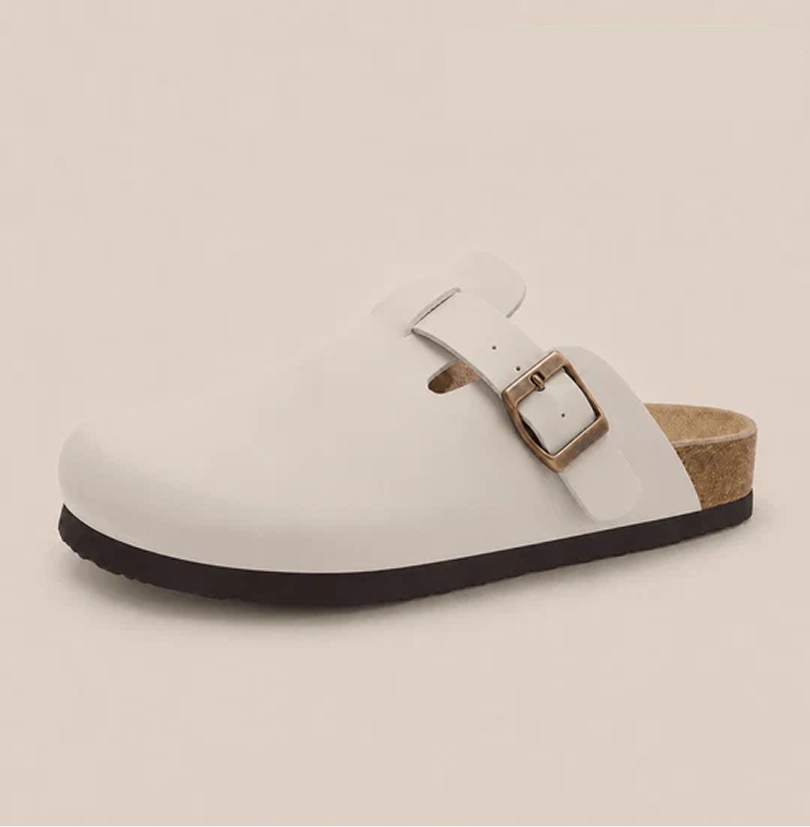 Smooth Vegan Leather Clogs by Qom