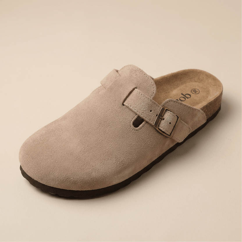 Real Suede Clogs by Qom